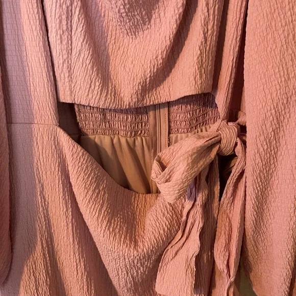 ASTR Cut Out Wrap Dress With Slit - Picture 5 of 8